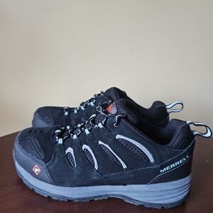 Merrell Black Safety Sneakers Steel Toe Womens‎ Shoes Size 8